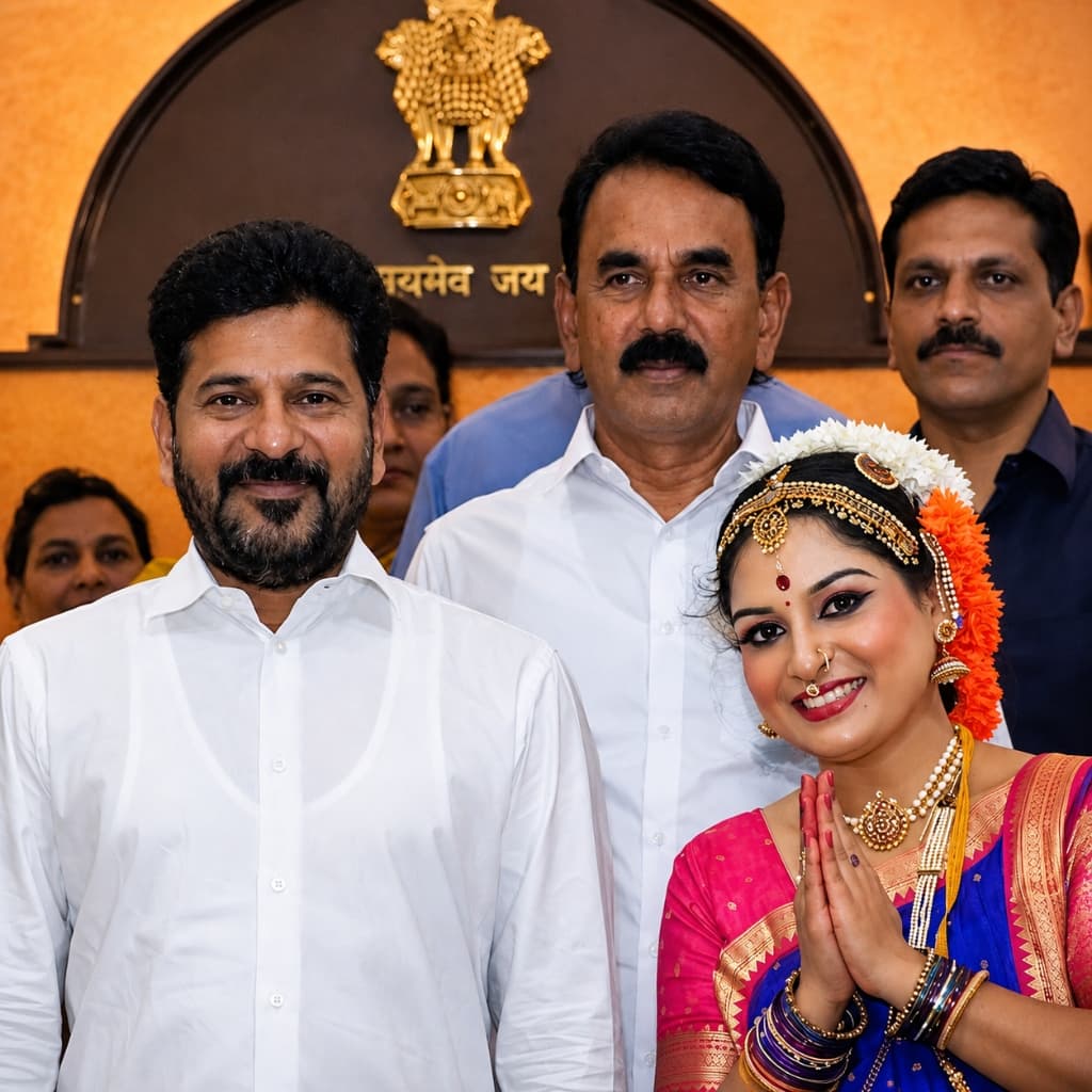 Felicitated by Hon'ble CM Sri A. Revanth Reddy